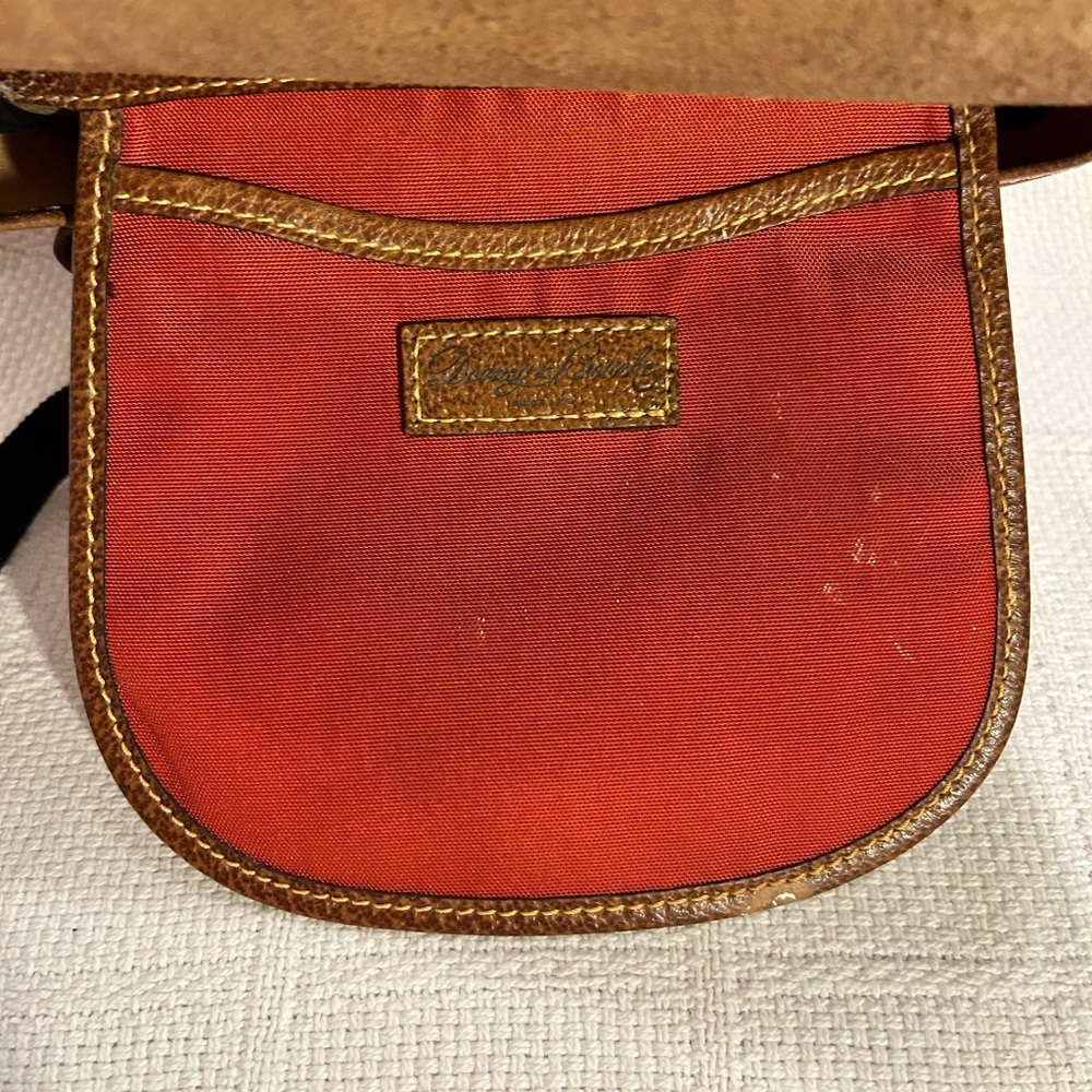 DOONEY & BOURKE Burnt Orange and Leather Women’s Backpack - Picture 9 of 11